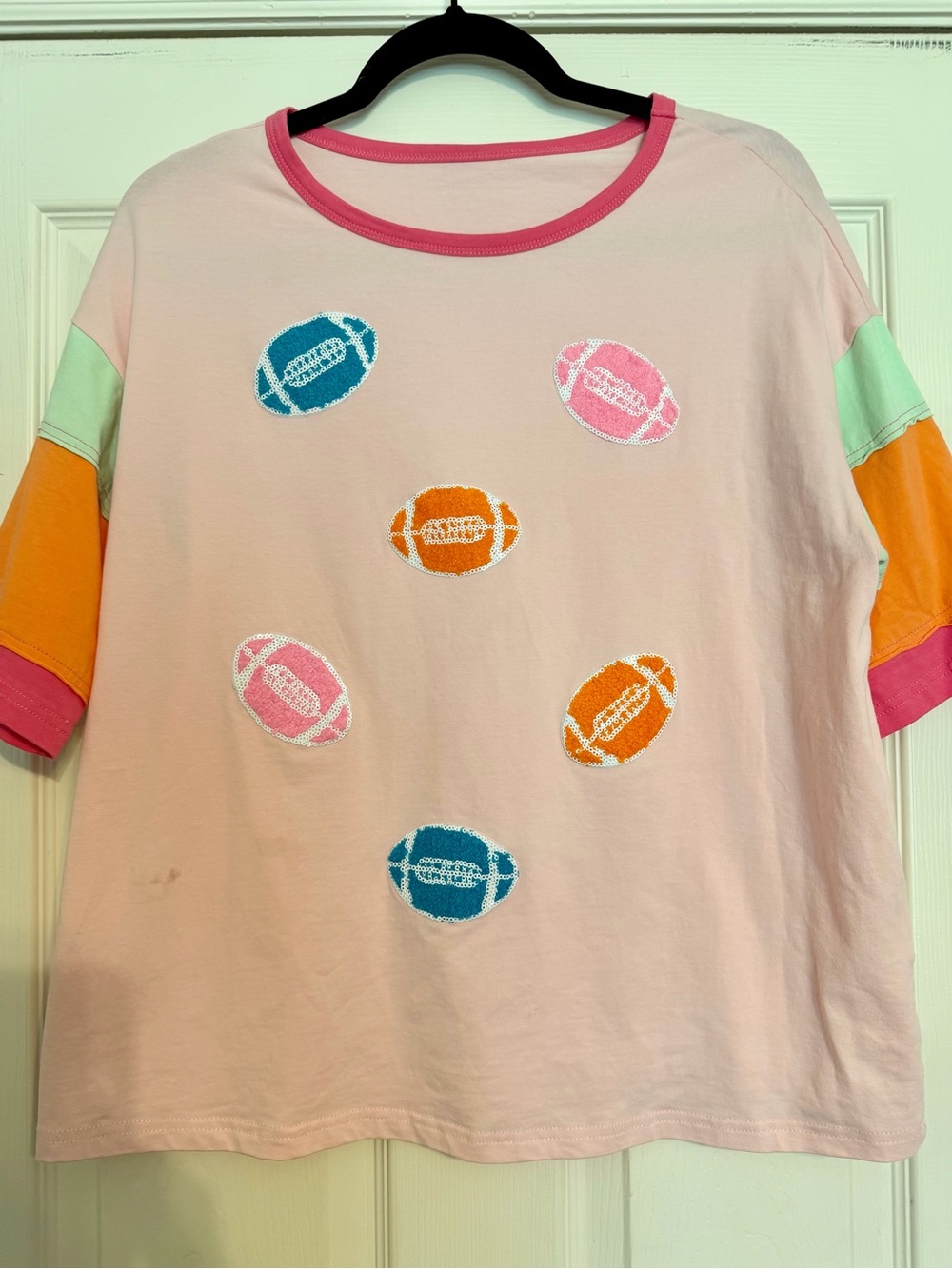 Football Sequin Tee